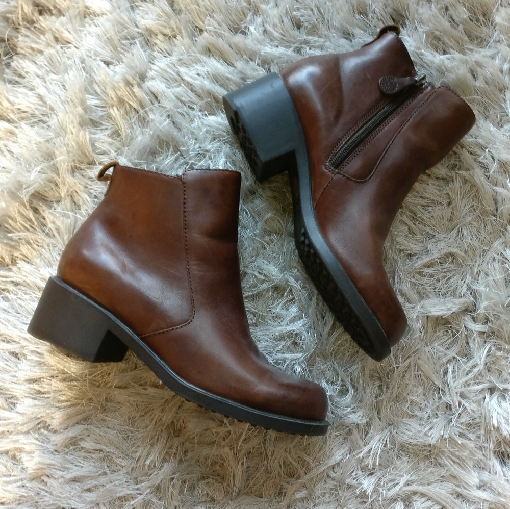 Chunky Wedge Boots with Built in Insoles